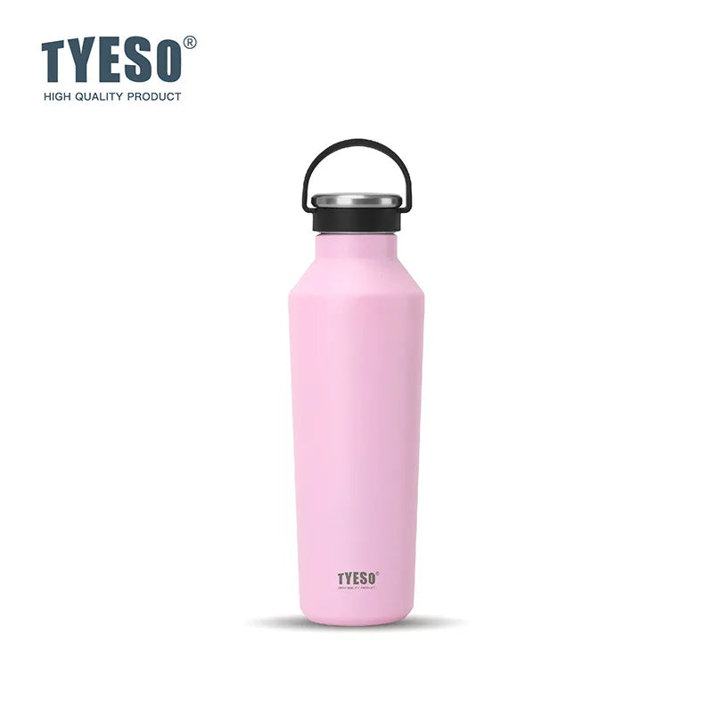 Stainless Steel Vacuum Insulated Water Bottle Portable Durable  Leak-Proof for Outdoor Sports Matte Finish Carry Handle