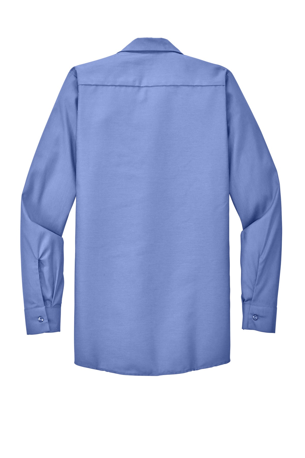 Red Kap Long Sleeve Industrial Work Shirt - Light Blue - Back flat