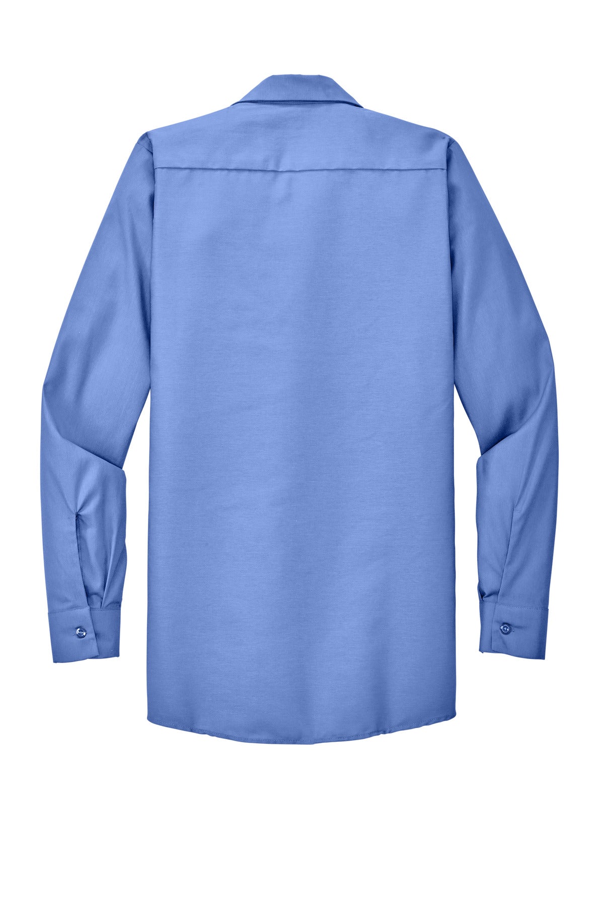 Red Kap Long Sleeve Industrial Work Shirt - Petrol Blue - Back flat