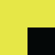 A4 Color Block Performance V-Neck - Safety Yellow/Black color swatch