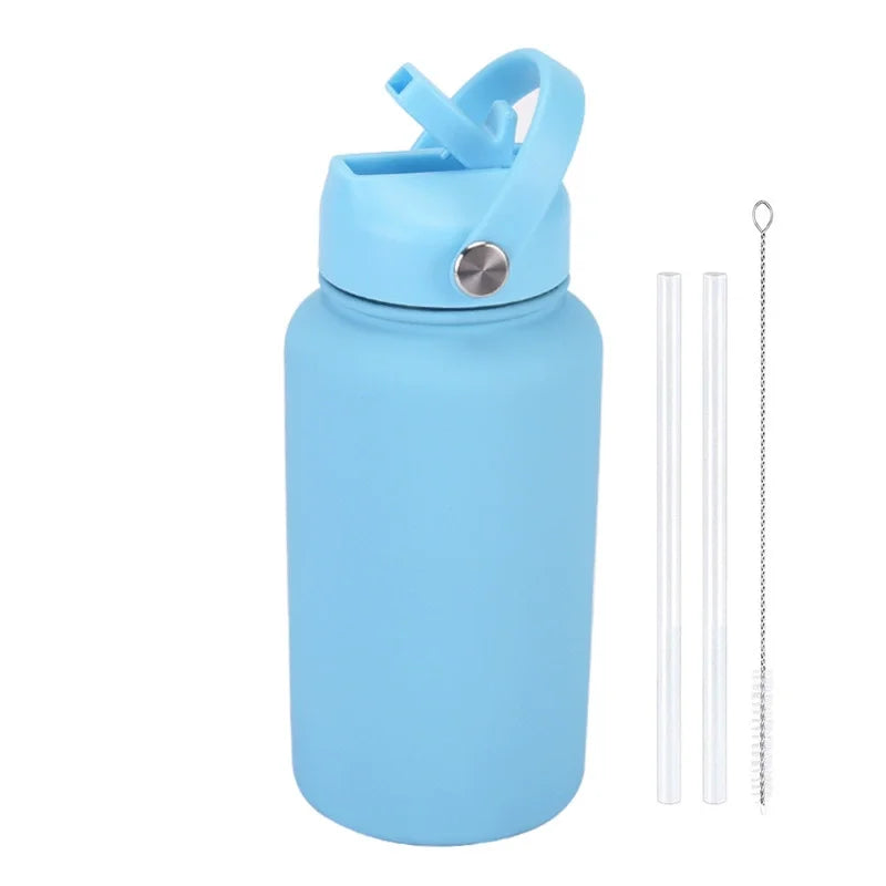 Customizable 650ml Insulated Water Bottle with Straw