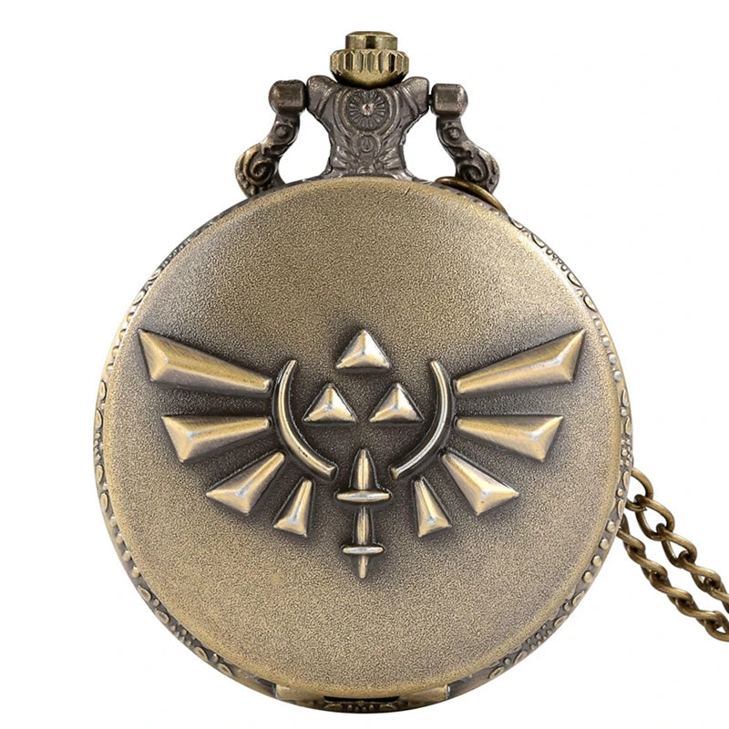 Vintage Japanese Anime Theme Quartz Pocket Watch