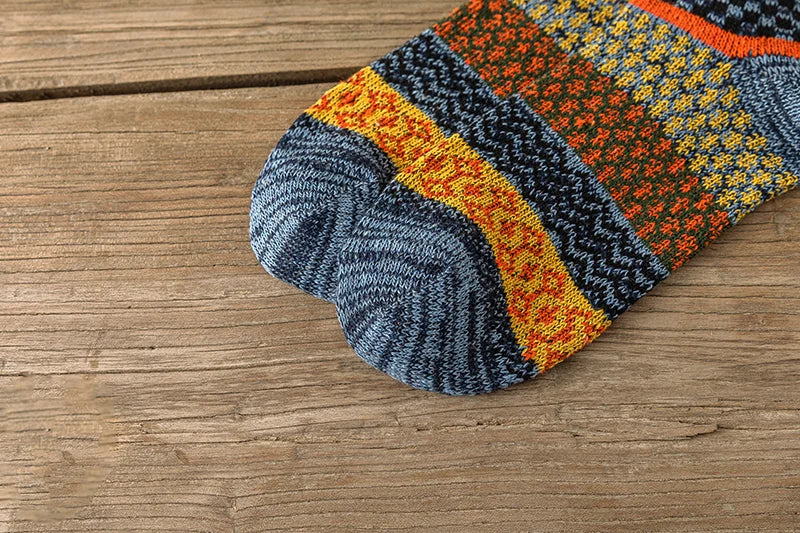 Vintage Thick Warm Socks Colorful Gift