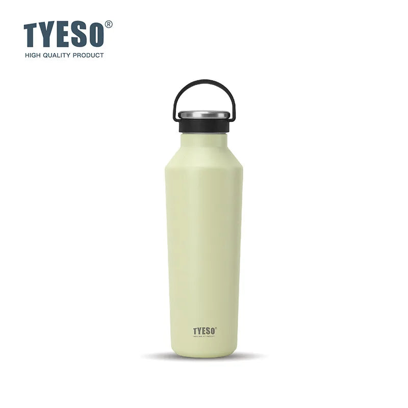 Stainless Steel Vacuum Insulated Water Bottle Portable Durable  Leak-Proof for Outdoor Sports Matte Finish Carry Handle
