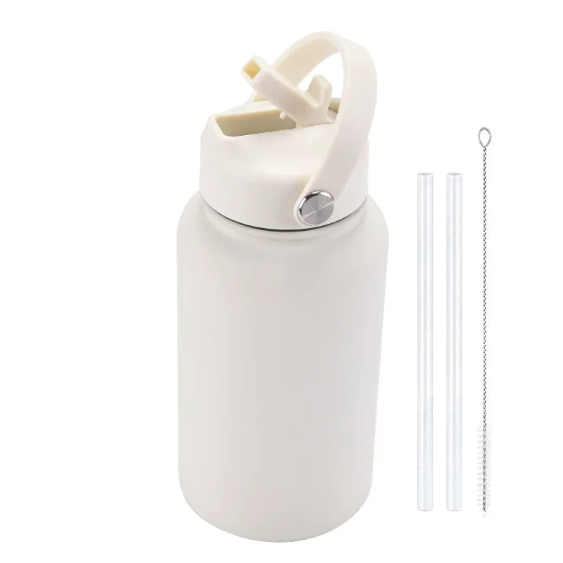 Customizable 650ml Insulated Water Bottle with Straw