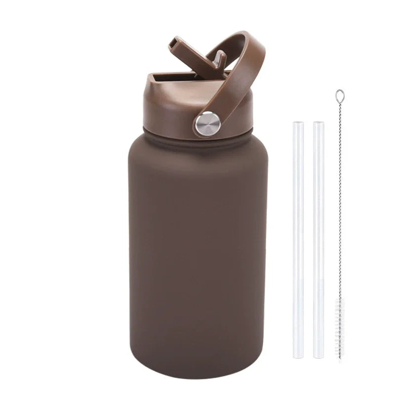 Customizable 650ml Insulated Water Bottle with Straw