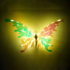 R01 Elf Wings Costume Accessory For Kids Happy Birthday Party Decorations Costume Angel Wings Girl Performance Props