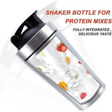 Stainless Steel Protein Shaker Bottle with Mixing Ball