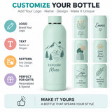 Customizable Personalized Insulated Stainless Steel Water Bottle