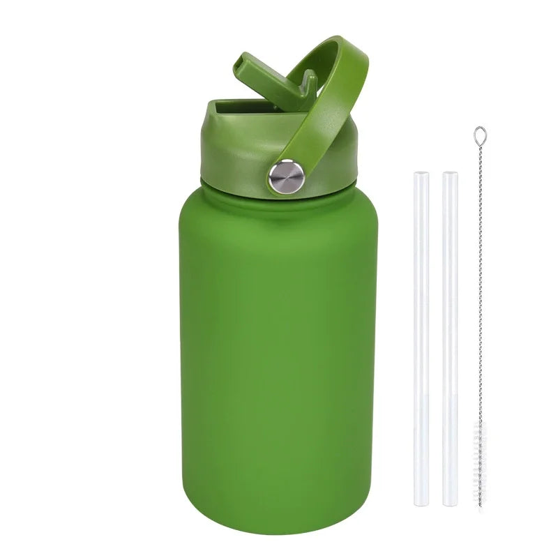 Customizable 650ml Insulated Water Bottle with Straw