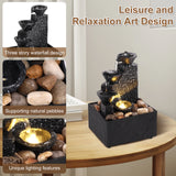 Vintage Tabletop Waterfall Home Decor Relaxation Meditation