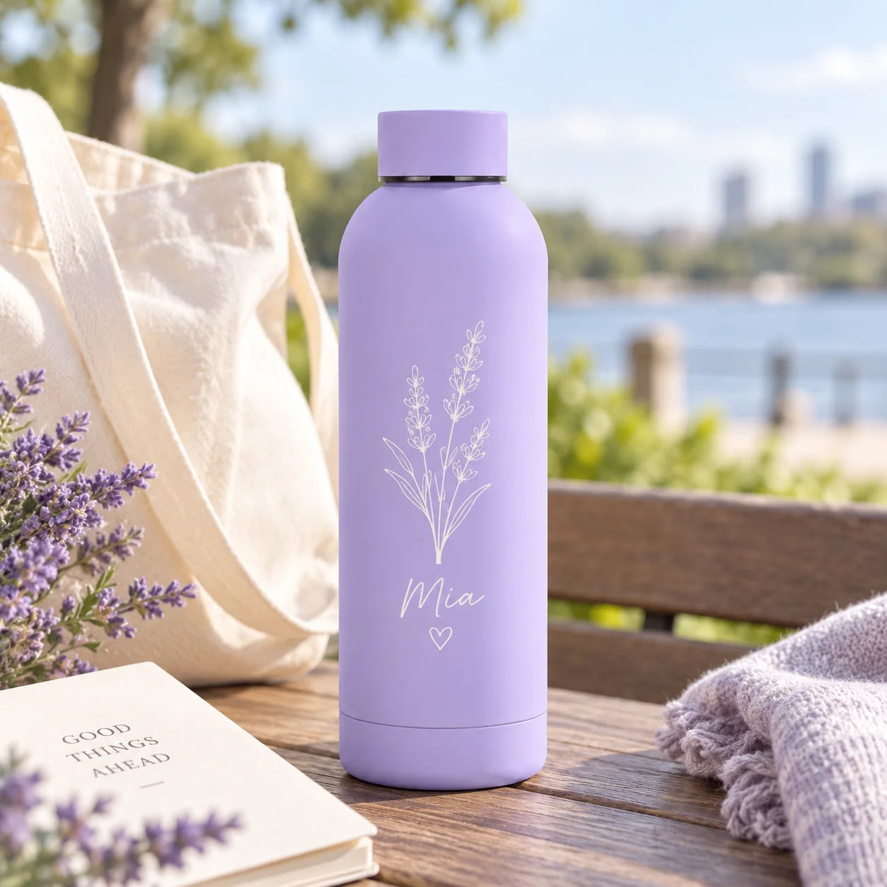 Customizable Personalized Insulated Stainless Steel Water Bottle