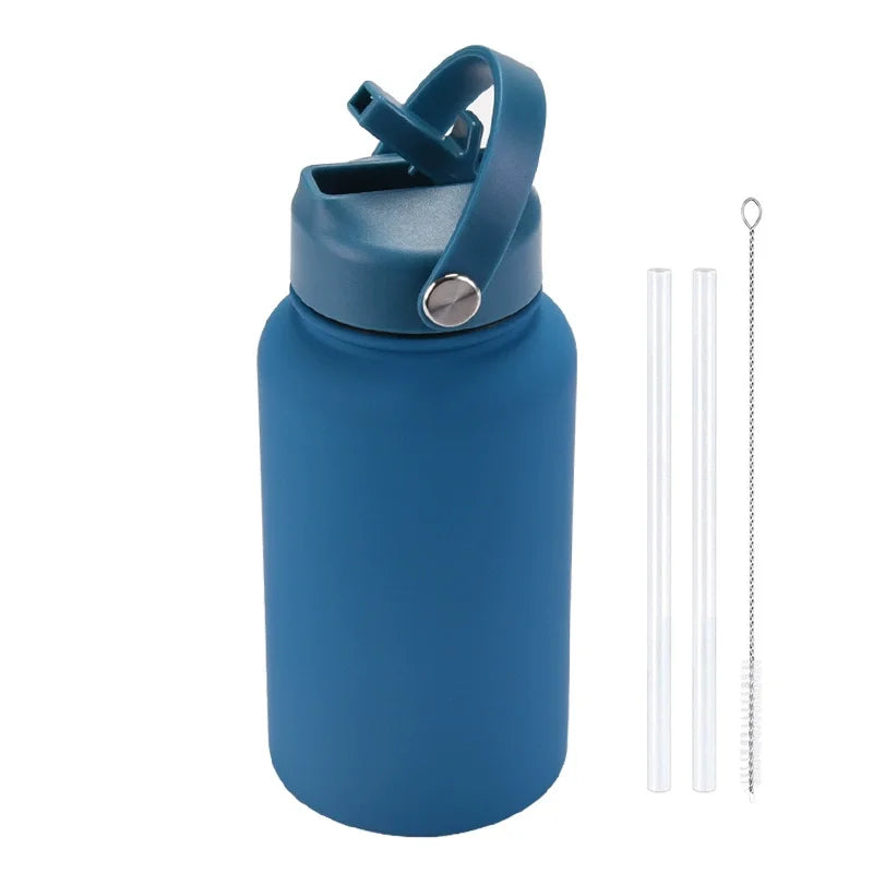 Customizable 650ml Insulated Water Bottle with Straw