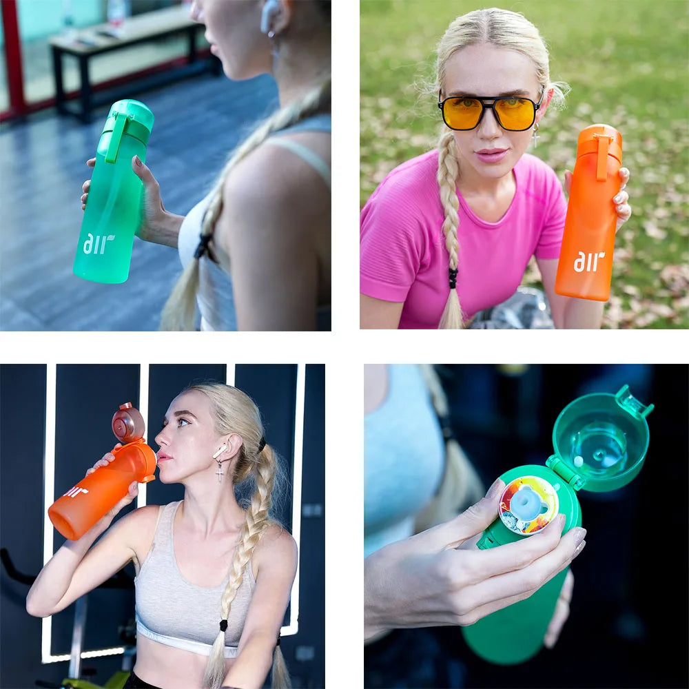 Air Water Bottle With 1pc Random Flavor Pods