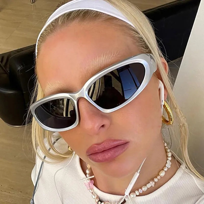 Y2K Punk Sports Sunglasses UV400 Vintage