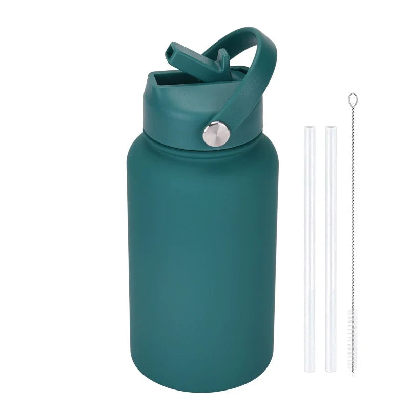 Customizable 650ml Insulated Water Bottle with Straw