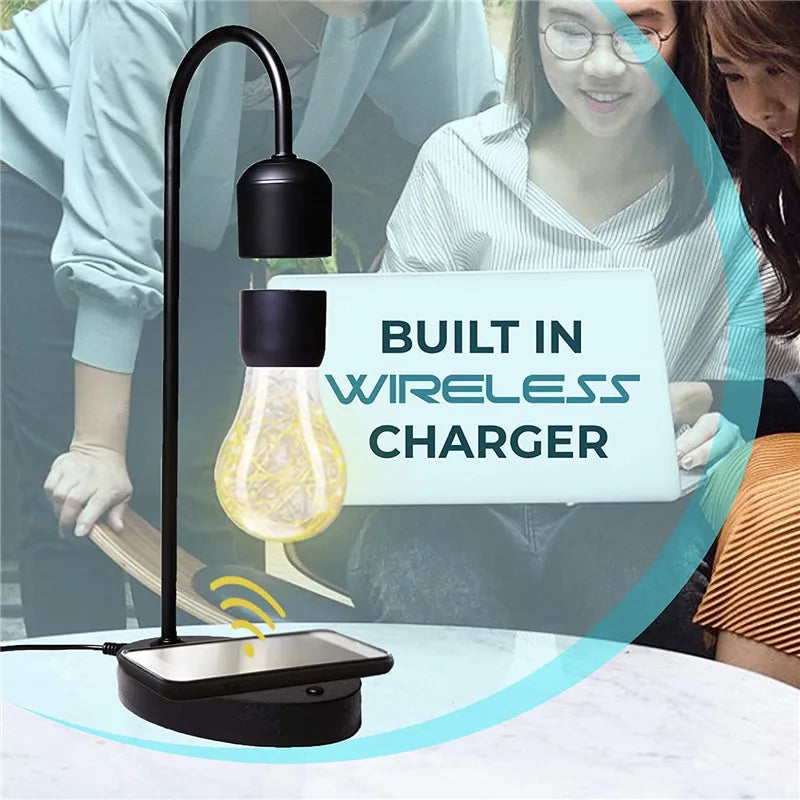 Vintage Magnetic Floating LED Bulb with Charger