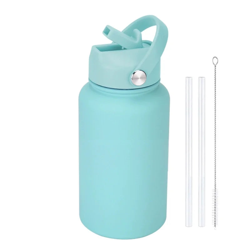 Customizable 650ml Insulated Water Bottle with Straw