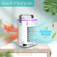 USB Desktop Home Office, Mini Air Conditioner, Mini Air Cooler 