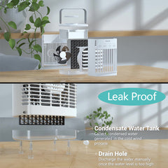 USB Desktop Home Office, Mini Air Conditioner, Mini Air Cooler 