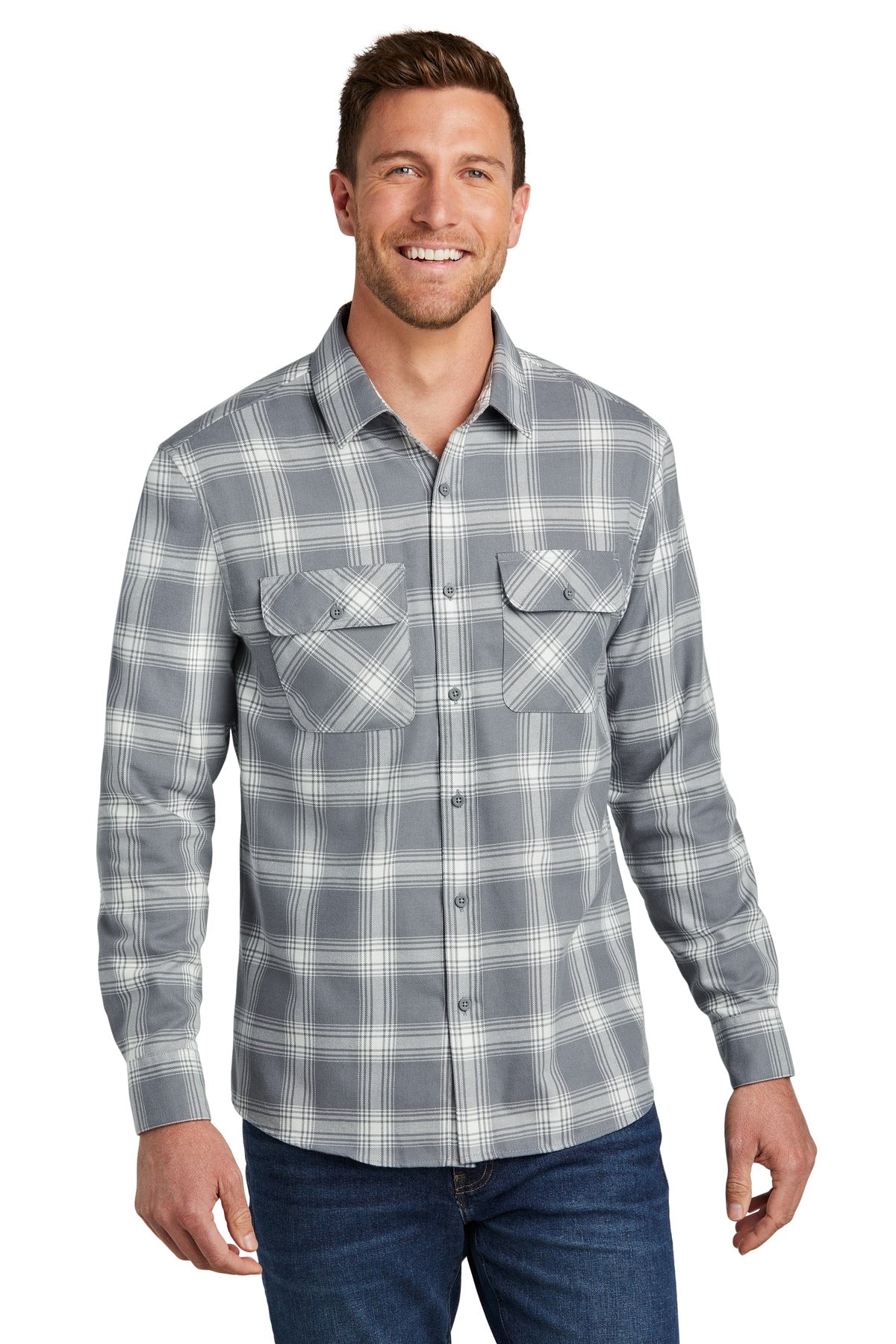 Port Authority Plaid Flannel Shirt W668 product photo 9