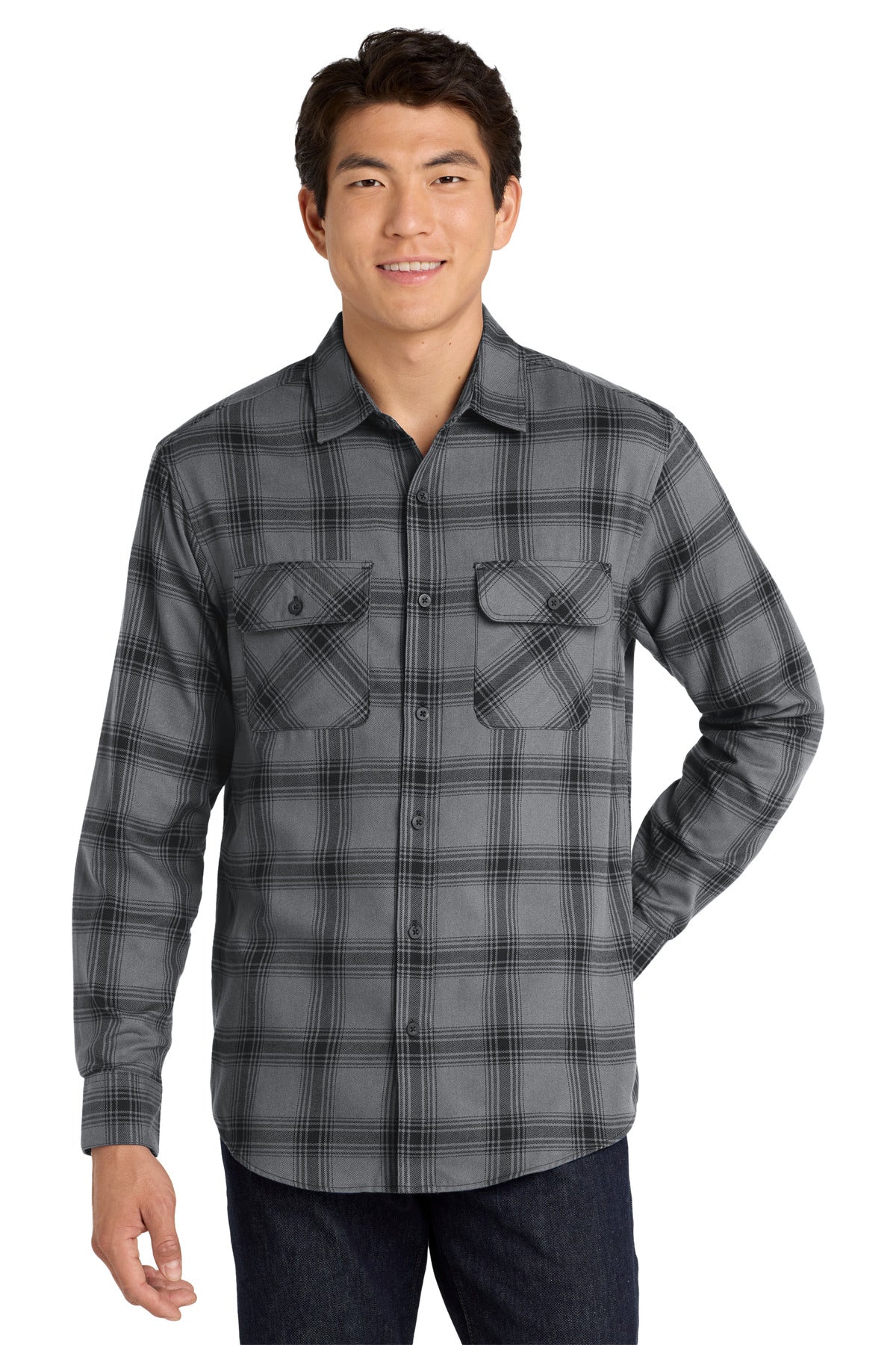 Port Authority Plaid Flannel Shirt W668 product photo 5