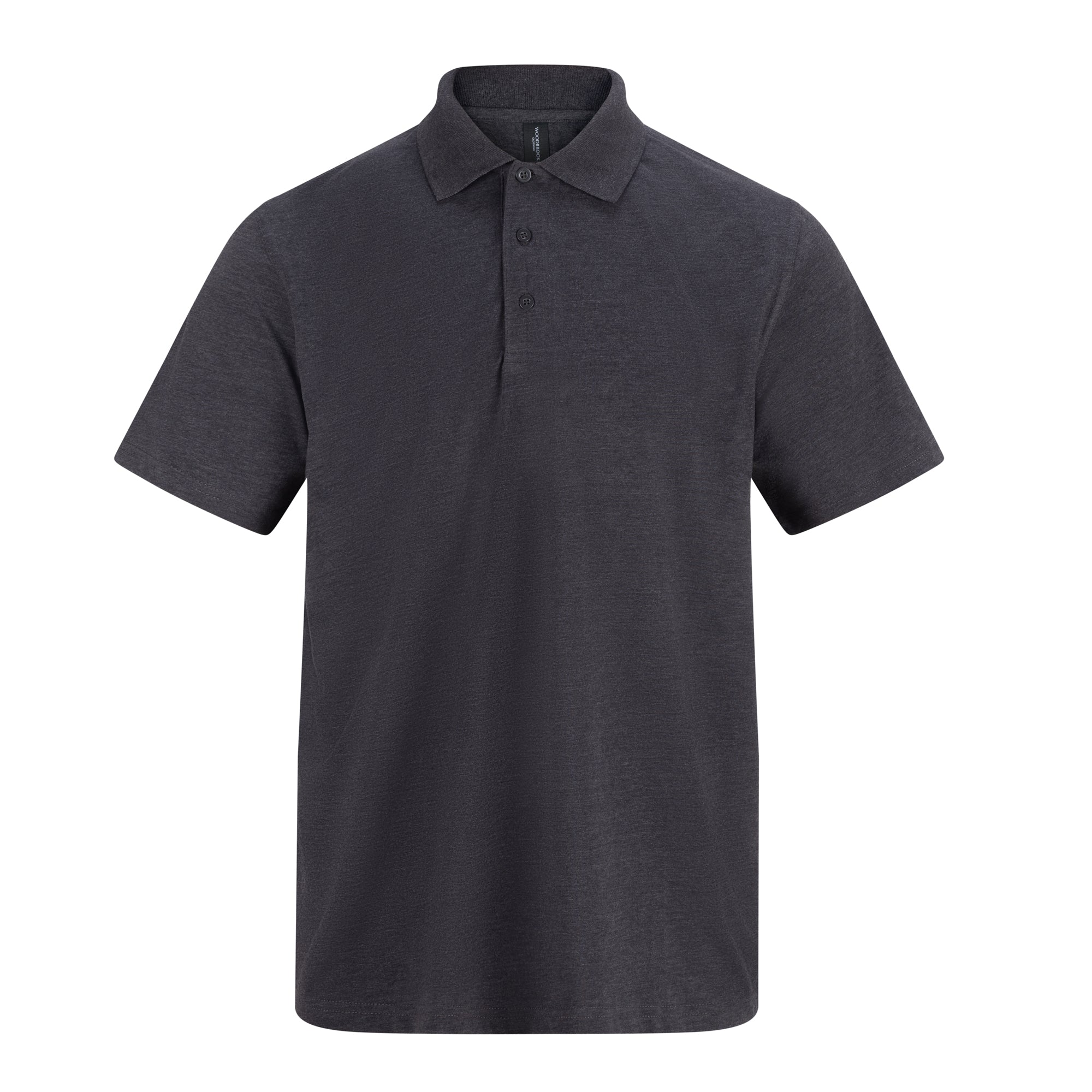 A4 Classic Jersey Polo - Dark Heather front view