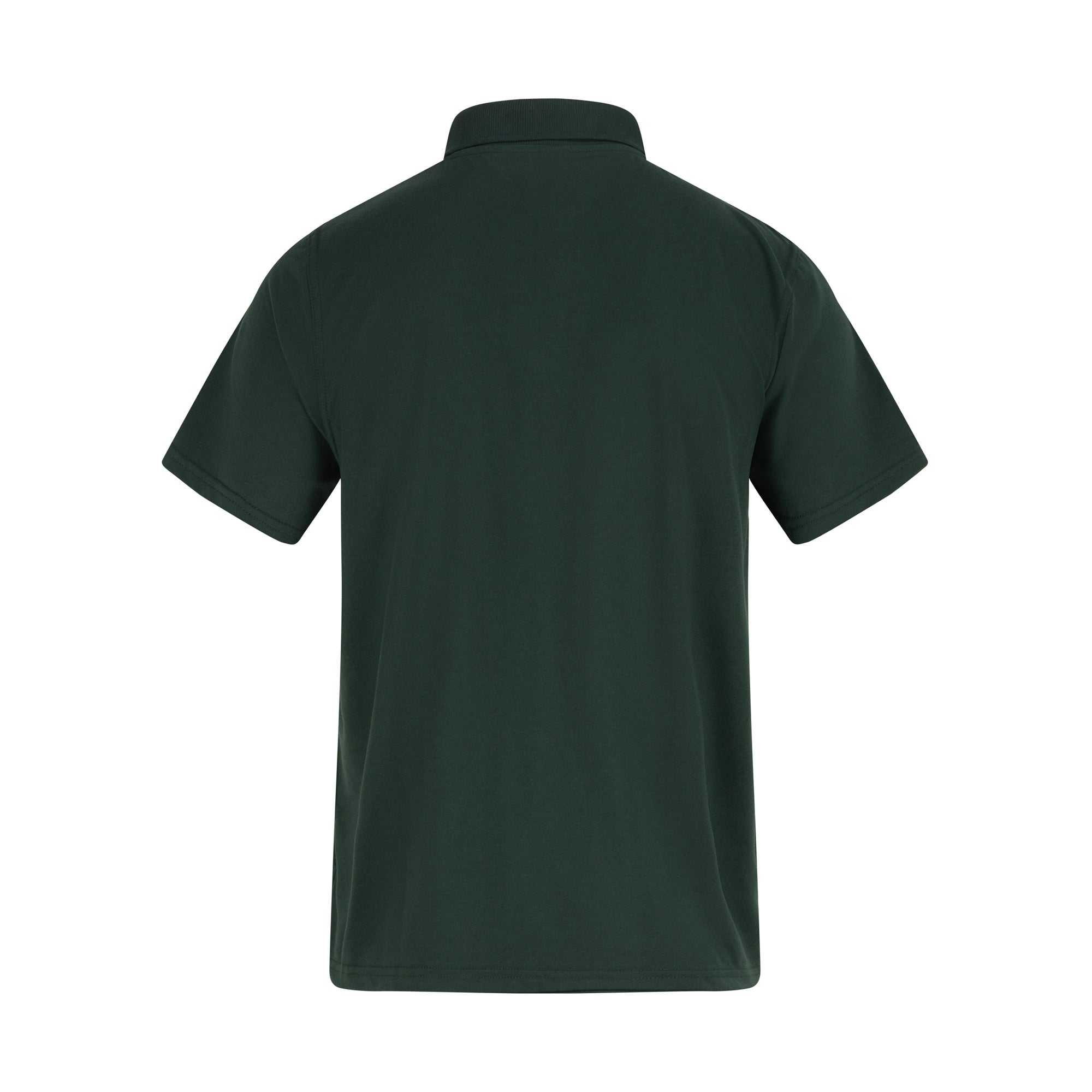 A4 Classic Jersey Polo - Forest Green back view