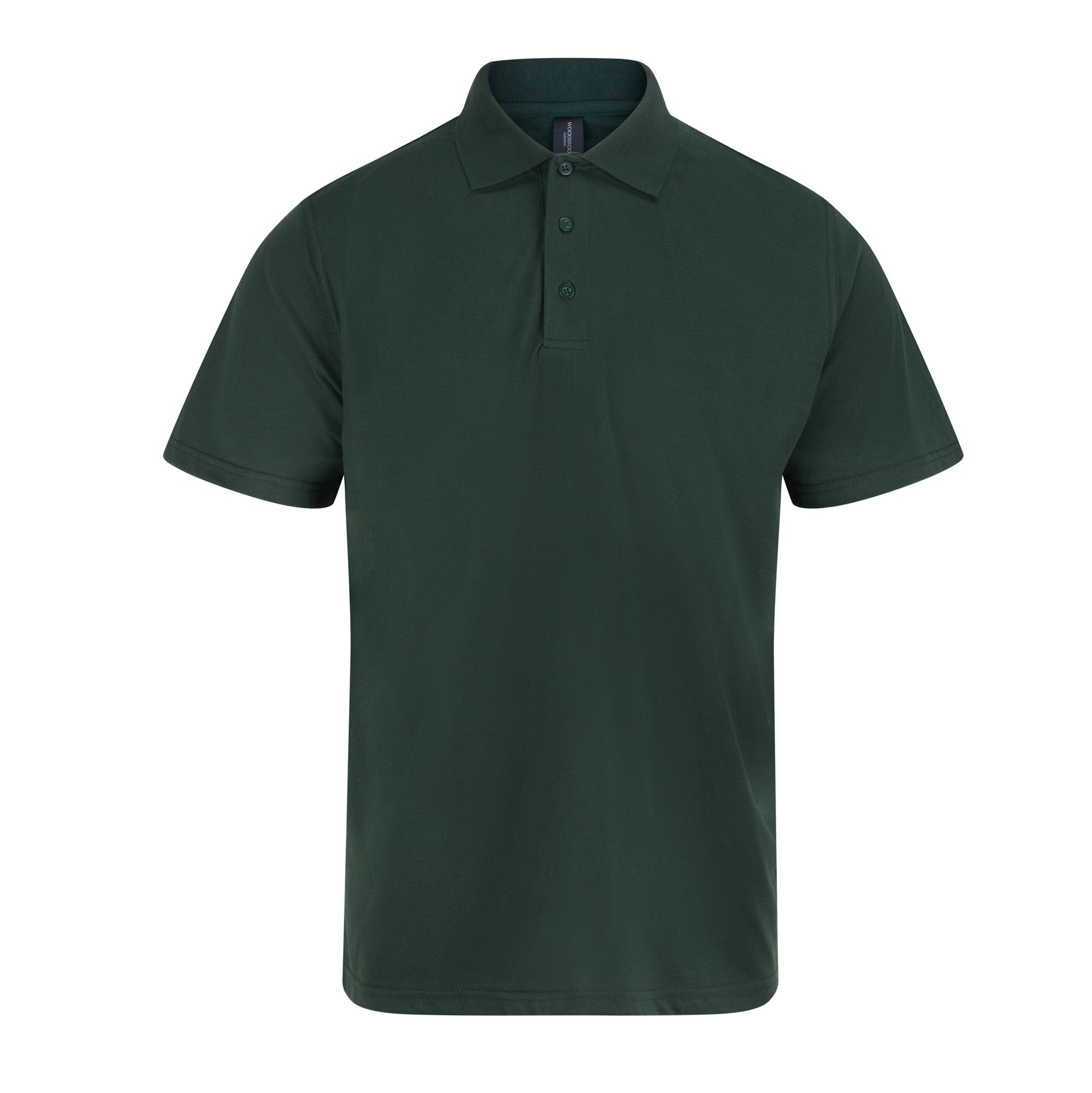 A4 Classic Jersey Polo - Forest Green front view