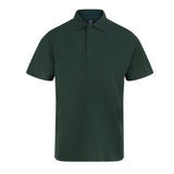 A4 Classic Jersey Polo - Forest Green front view