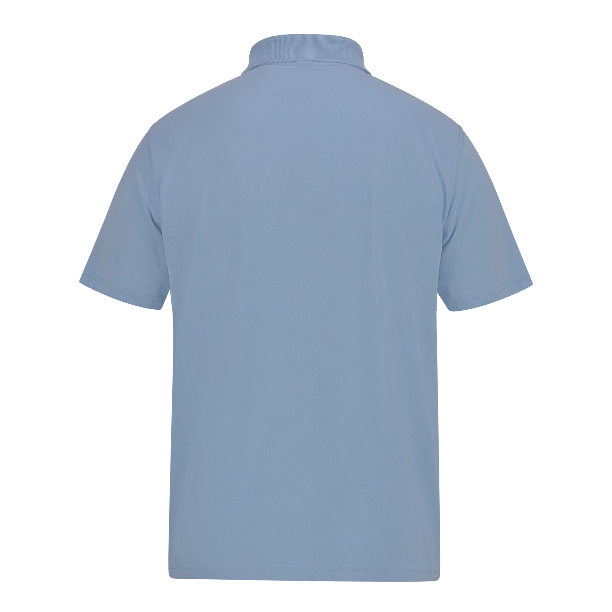 A4 Classic Jersey Polo - Light Blue back view