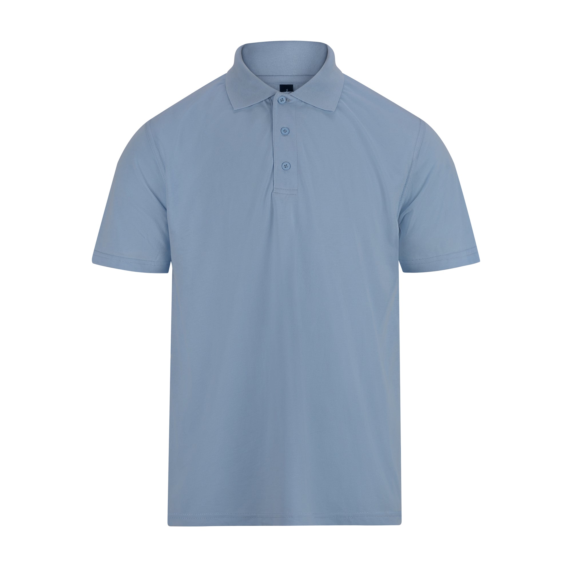 A4 Classic Jersey Polo - Light Blue front view