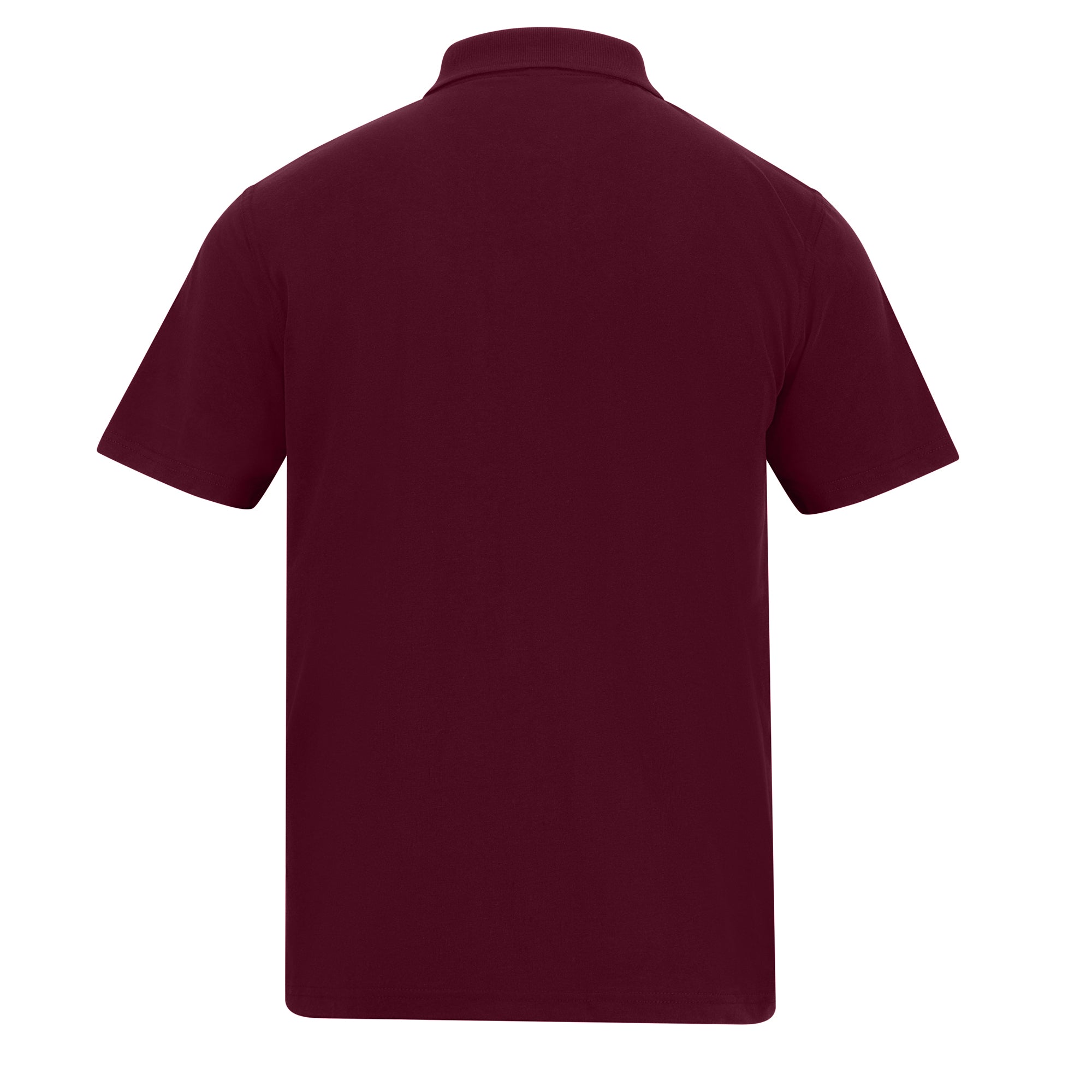 A4 Classic Jersey Polo - Maroon back view