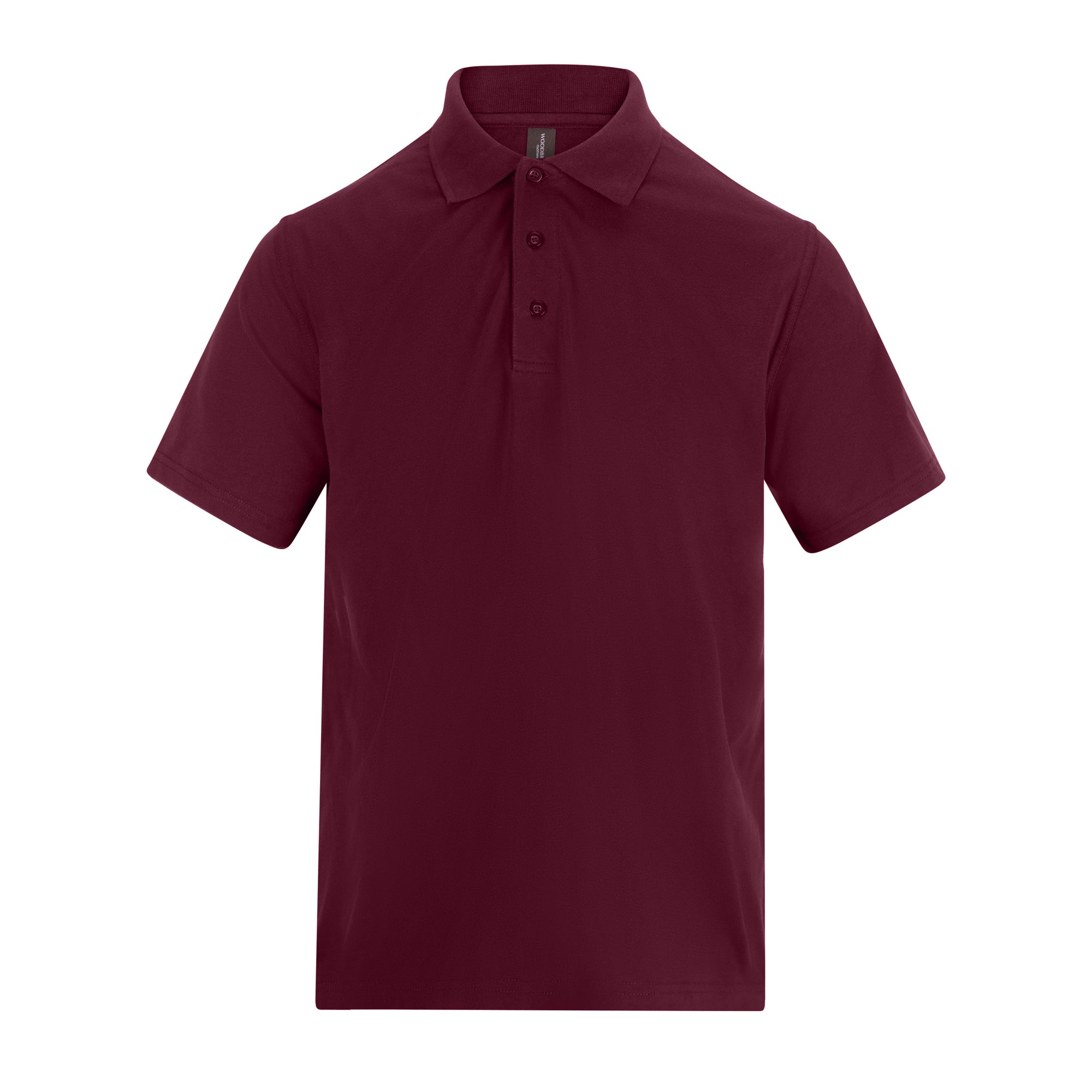A4 Classic Jersey Polo - Maroon front view