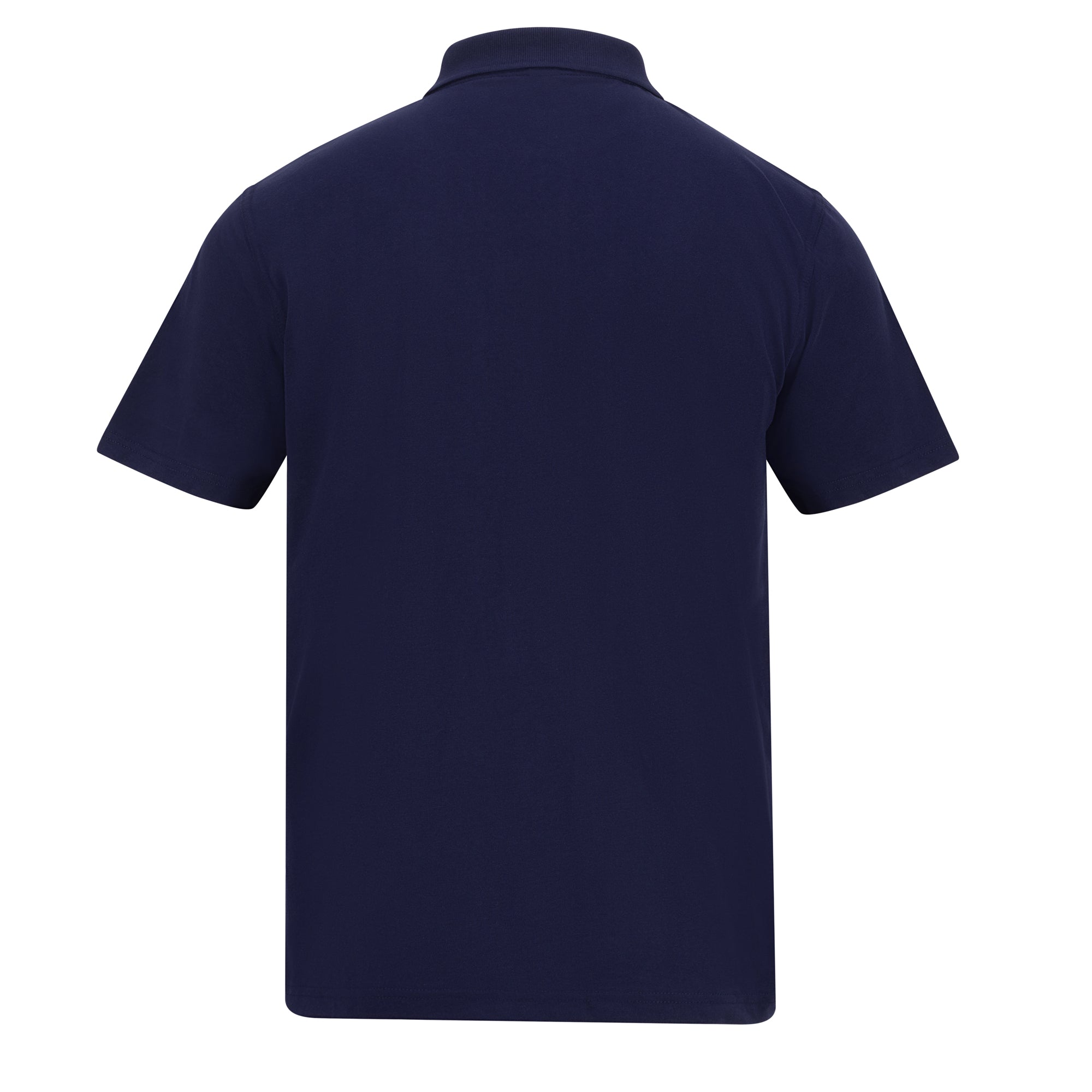A4 Classic Jersey Polo - Navy back view