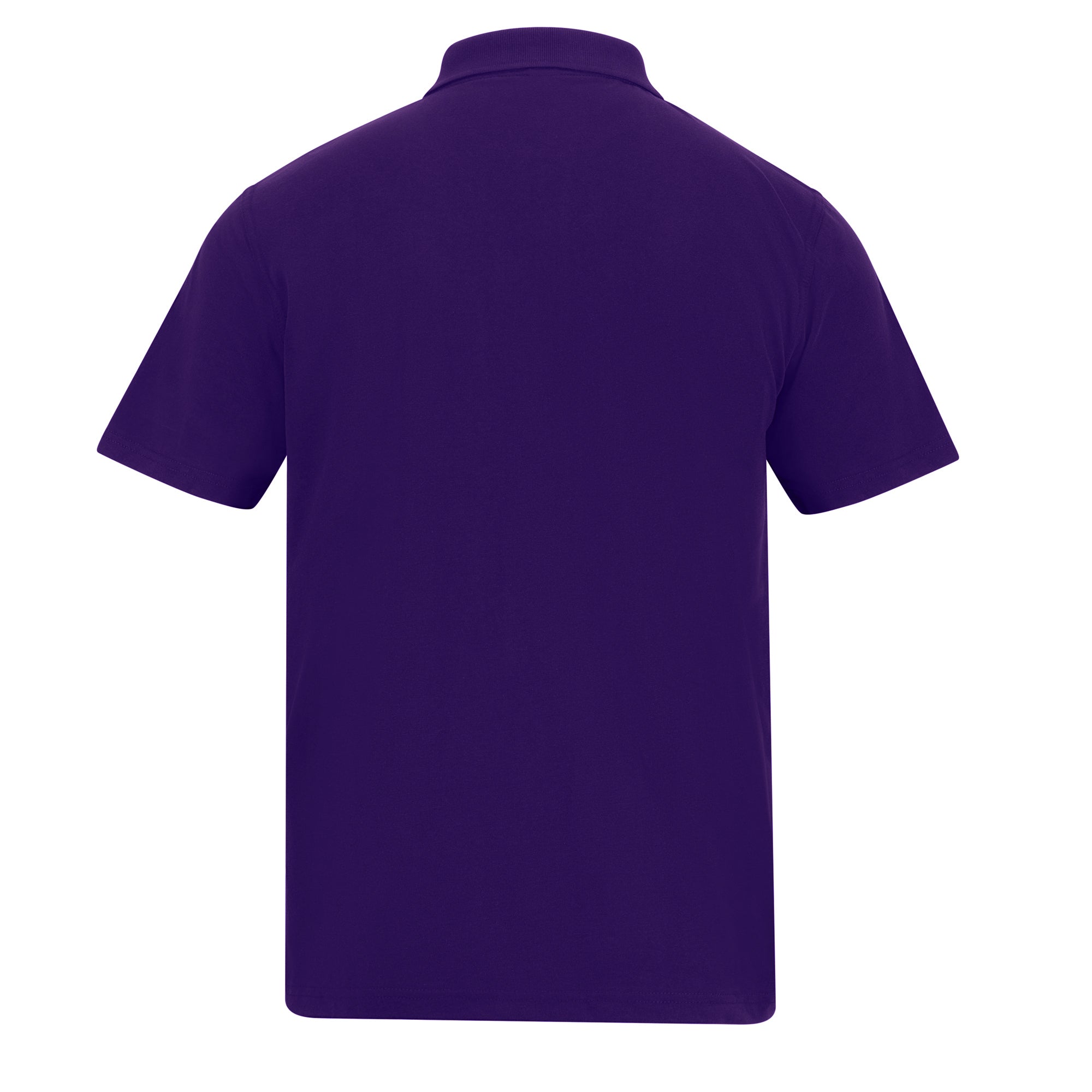 A4 Classic Jersey Polo - Purple back view