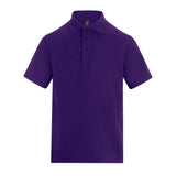 A4 Classic Jersey Polo - Purple front view