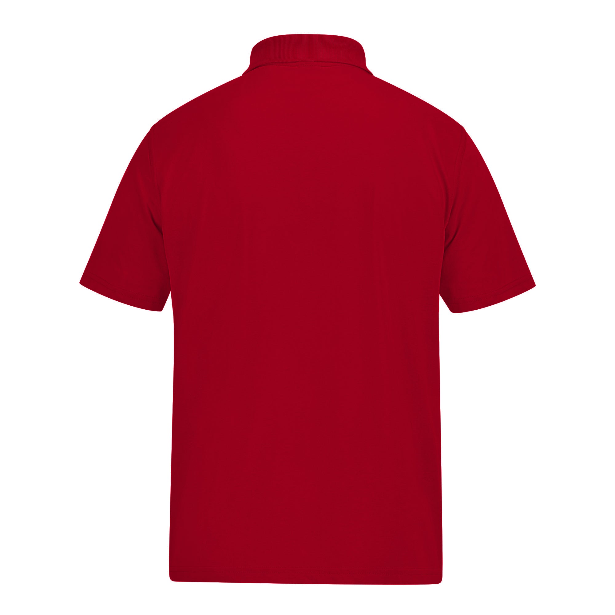 A4 Classic Jersey Polo - Red back view