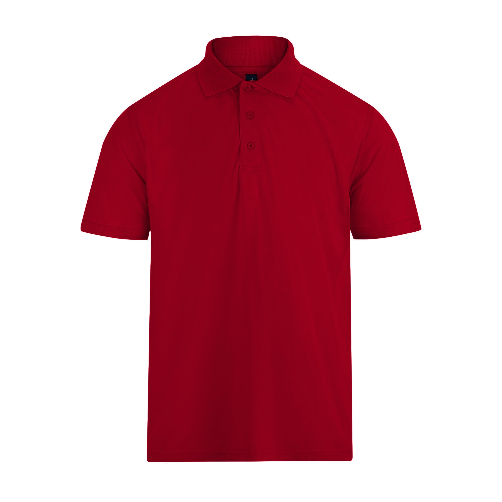 A4 Classic Jersey Polo - Red front view
