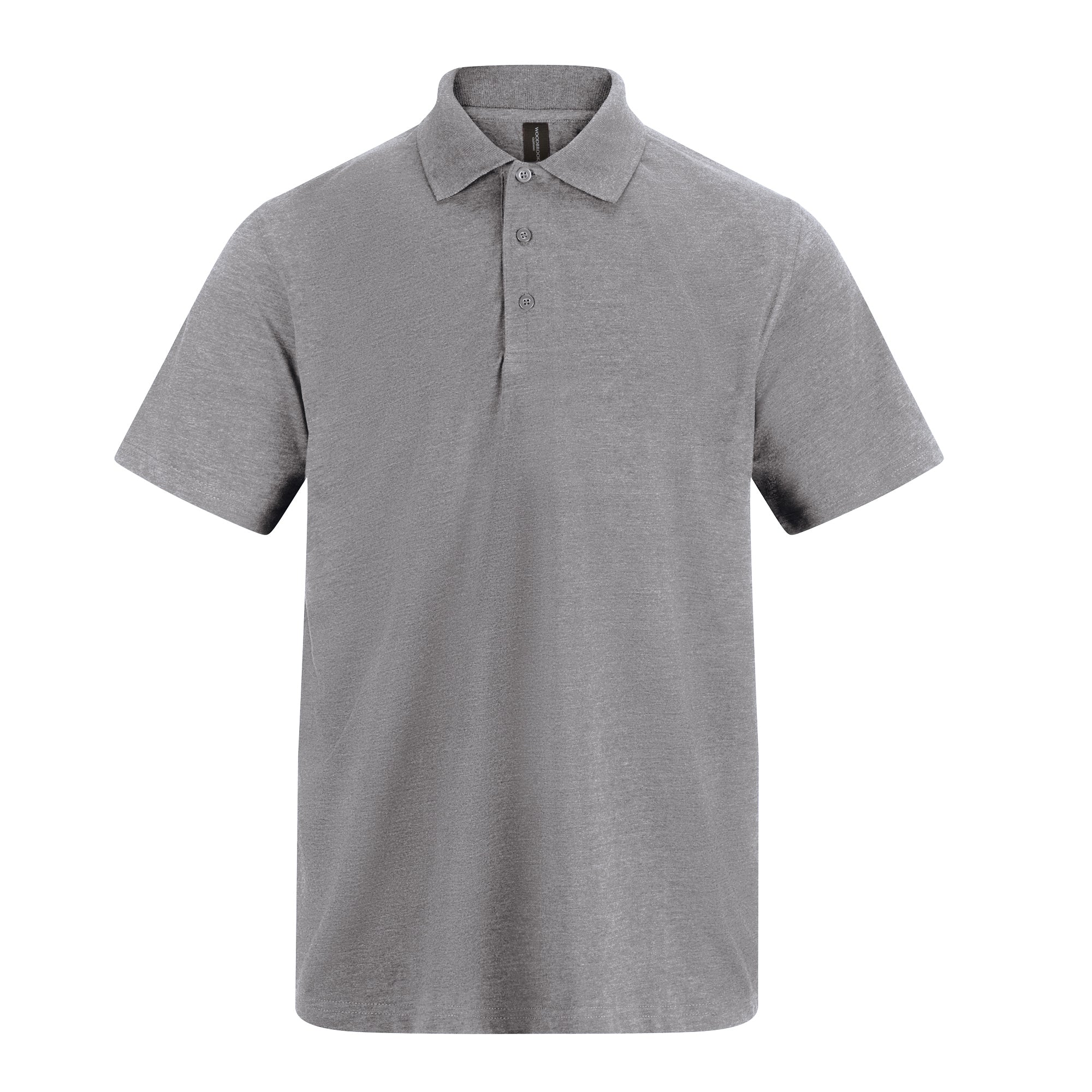 A4 Classic Jersey Polo - Sports Grey front view
