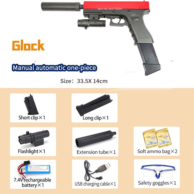 Gel Blaster, Splatter Toy, Water Gun, Electric Automatic Outdoor Activity, Street Soaker