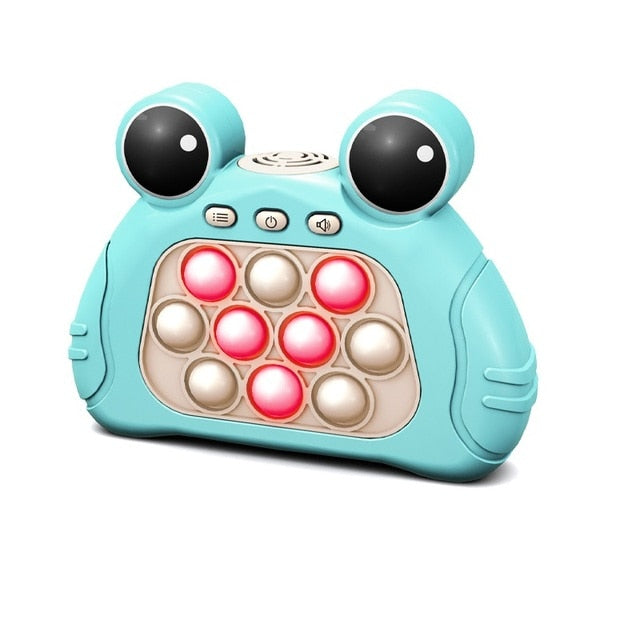 Electronic Poplight Fidget Game, Quick Push Pop Fidget Toy Handheld Gaming Console For Stress, Quick Push Bubble Handheld Game Console, Portable Anti-Stress Toy for Kids Relief, Memory Training and Concentration, Bubble Sensory, Fidget Toys, Bubble Squeez