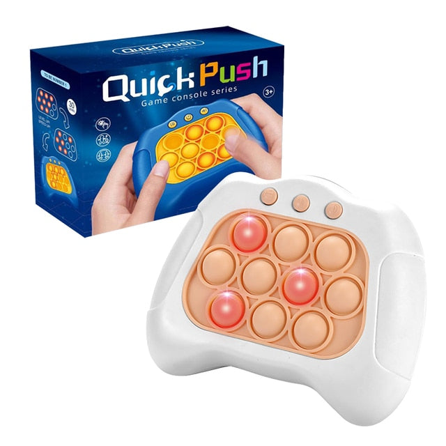 Electronic Poplight Fidget Game, Quick Push Pop 