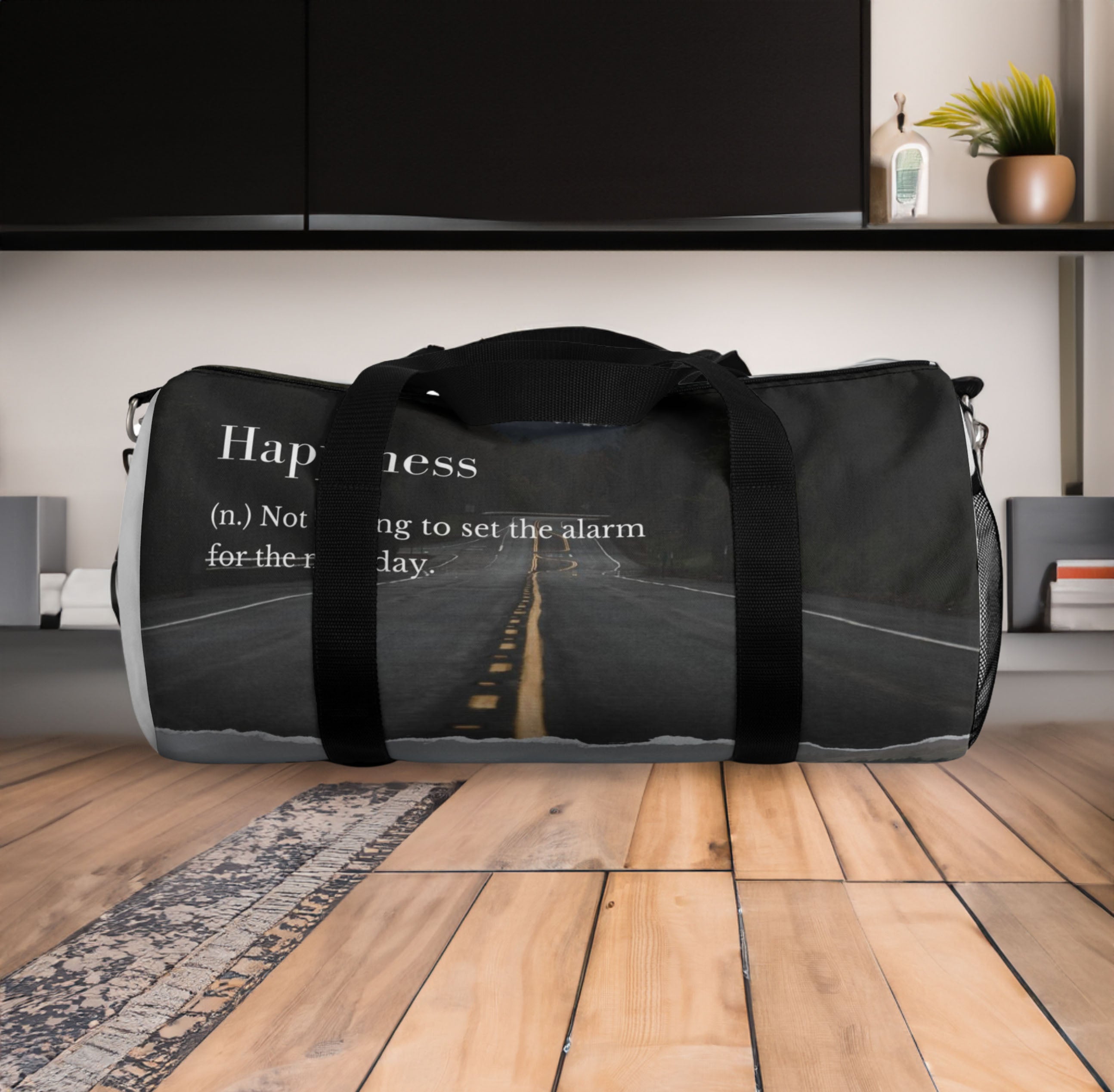 Personalized Vintage Duffle Bag