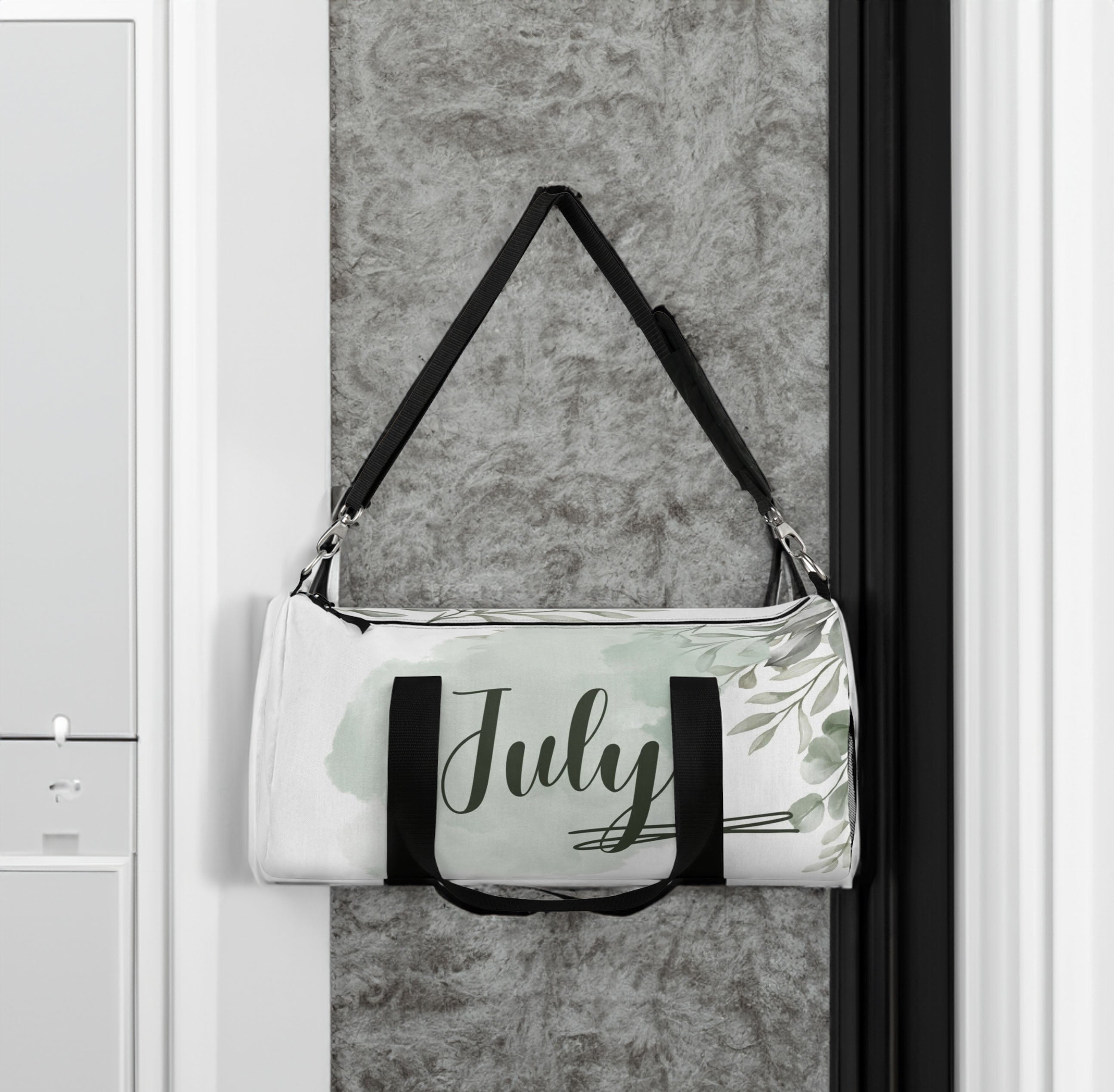 Personalized Vintage Duffle Bag
