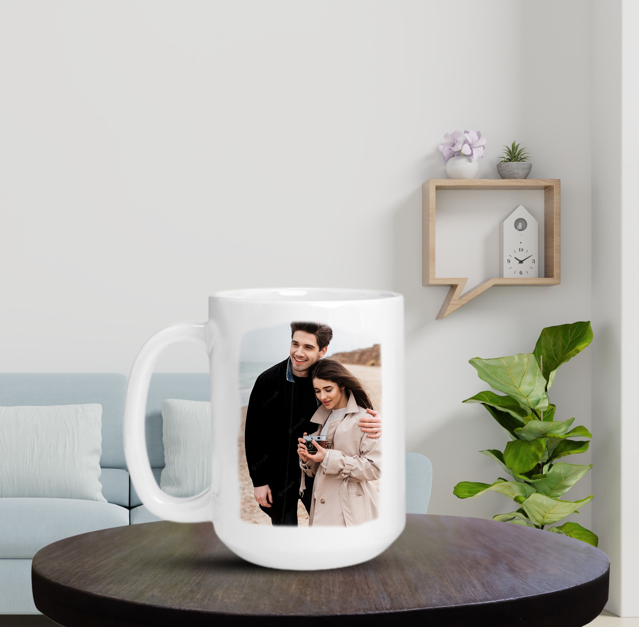 Customizable Mug White, Add Your Own Logo, Personalized Mug, Coffee Mug White, Custom Logo Mug, Gift For Her, Coffee Mug, 15oz Coffee Mug