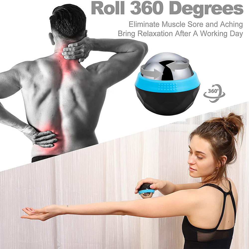 Massage Roller Ball, Warm, Comfortable Grip, Zero Mess, Portable & Reusable