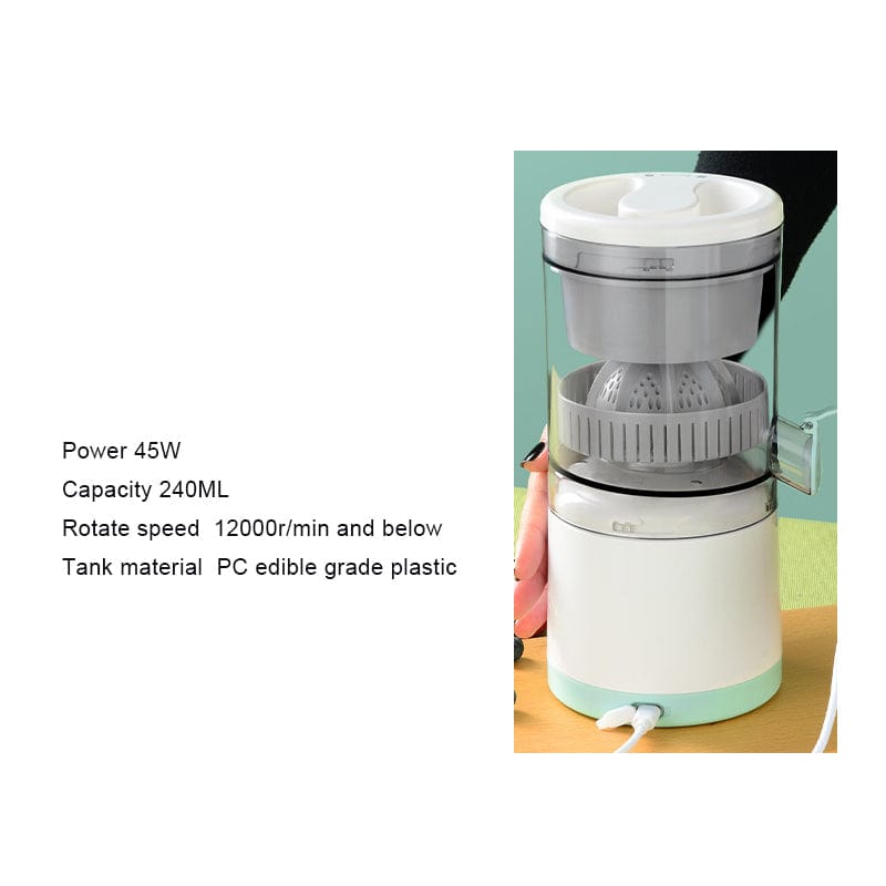 Portable Electric Juicer, Automatic Electric Fruit Juicer