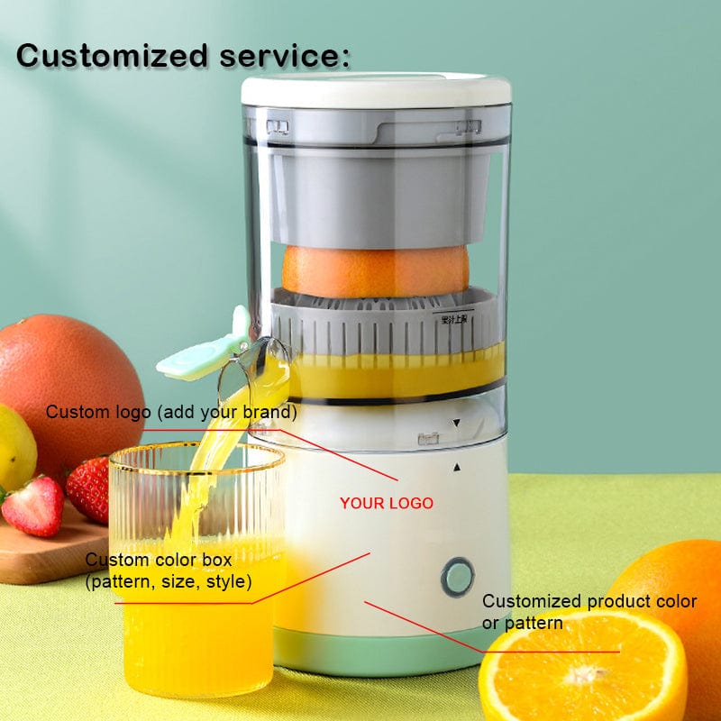 Portable Electric Juicer, Automatic Electric Fruit Juicer