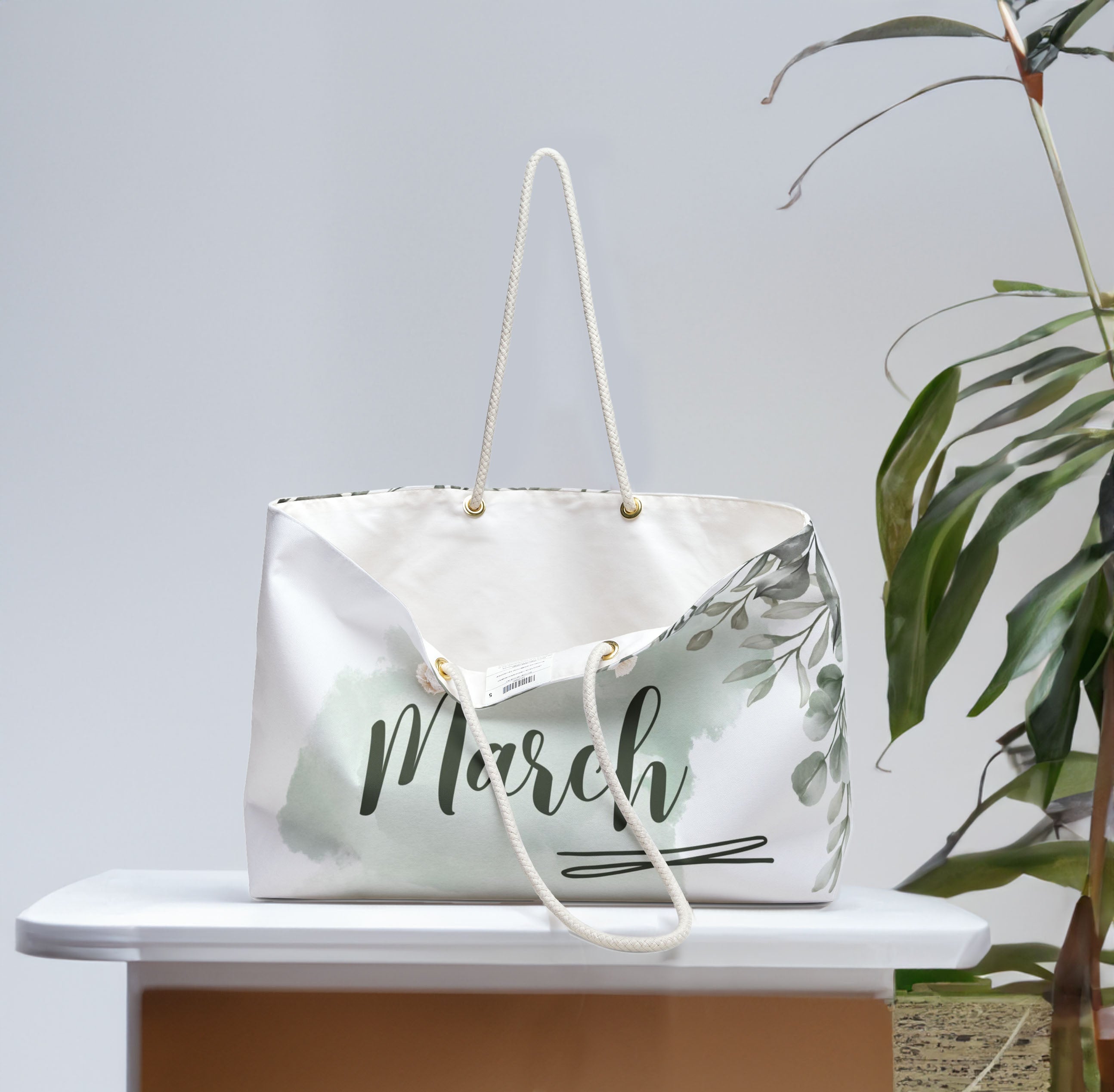 Personalized Weekender Bag, Weekender Bags with Name, Birthday Gift for Women, Bridesmaid Gift Bag, Bride Beach Bag